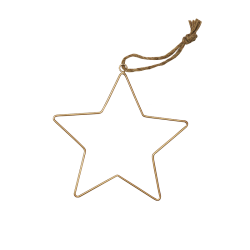 Metalen sterren goud